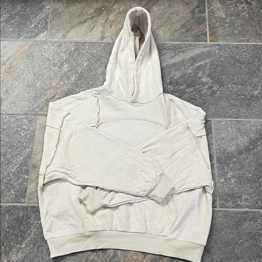 aerie women’s hoodie off-white XXS